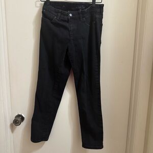 Talbots Women's Simply Flattering Collection Ankle Curvy Black Denim Jeans Sz 6P